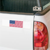 Amerikaanse vlag bumpersticker (Op Truck)