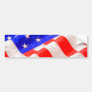 Amerikaanse vlag Bumpersticker