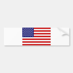 Amerikaanse vlag bumpersticker