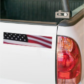 Amerikaanse vlag bumpersticker (Op Truck)