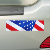 Amerikaanse vlag Bumpersticker (Op auto)