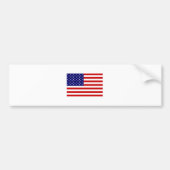 Amerikaanse vlag Bumpersticker (Voorkant)