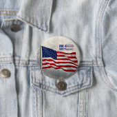 Amerikaanse vlag Button (In situ)