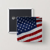 Amerikaanse vlag Button (Voorkant /achterkant)