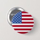 Amerikaanse vlag Button (Voorkant /achterkant)