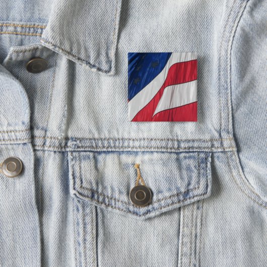 Amerikaanse vlag Button (In situ)