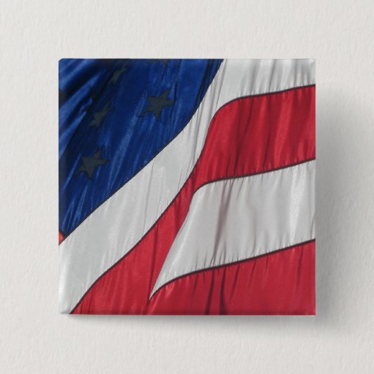 Amerikaanse vlag Button (Voorkant)