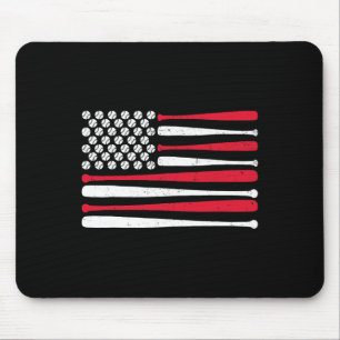 Amerikaanse vlag Bysebyll USA Bysebyll Sport Muismat