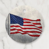 Amerikaanse vlag/CadeauLabels Bedankjes Labels (Achterkant)