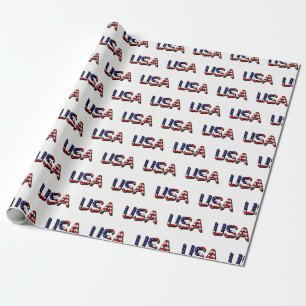 Amerikaanse vlag cadeaupapier
