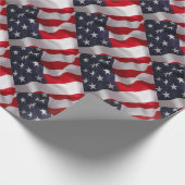 Amerikaanse vlag cadeaupapier (Hoek)