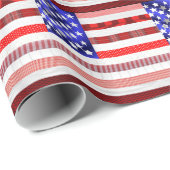Amerikaanse vlag cadeaupapier (Rol Hoek)