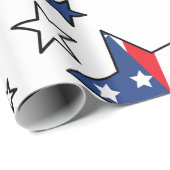 Amerikaanse vlag cadeaupapier (Rol Hoek)