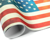 Amerikaanse vlag cadeaupapier (Rol Hoek)