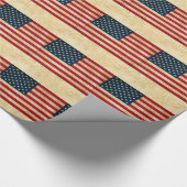 Amerikaanse vlag Cadeaupapier (Hoek)