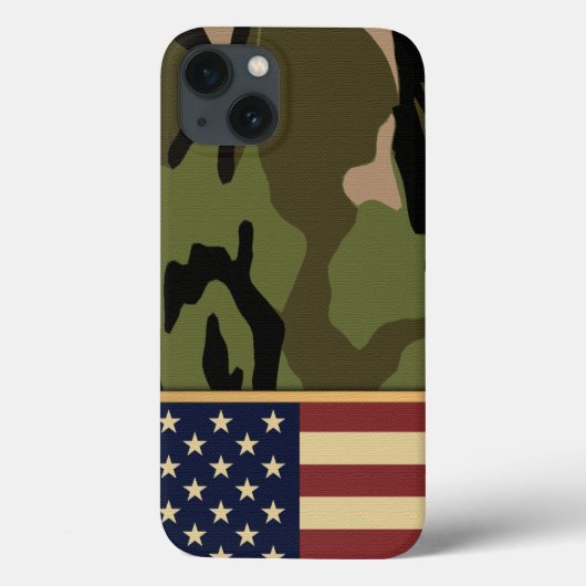 Amerikaanse vlag Camo Case-Mate iPhone Case (Achterkant)