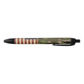 Amerikaanse vlag Camo Zwarte Inkt Pen (Bodem)