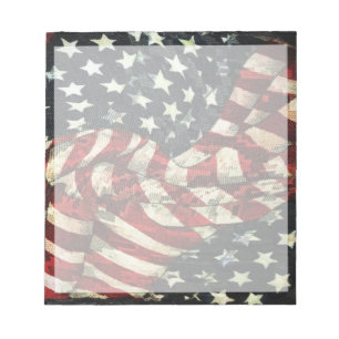 Amerikaanse vlag-Camouflage door Shirley Taylor Notitieblok