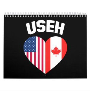 Amerikaanse vlag Canada Funny American Canadian Kalender