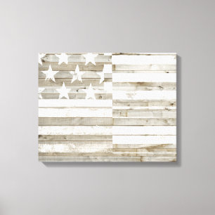 Amerikaanse vlag canvas afdruk