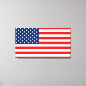Amerikaanse vlag canvas afdruk (Voorkant)