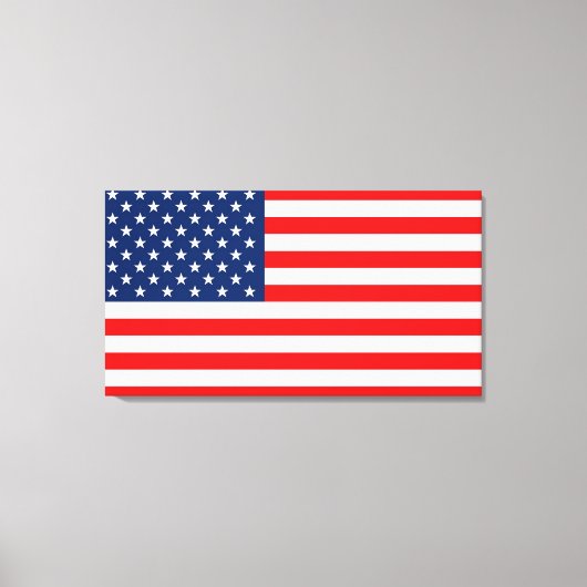 Amerikaanse vlag canvas afdruk (Voorkant)