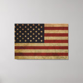 Amerikaanse vlag Canvas Afdruk (Voorkant)