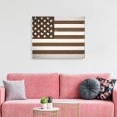 Amerikaanse vlag Canvas Afdruk (Insitu (Woonkamer))