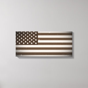 Amerikaanse vlag Canvas Afdruk