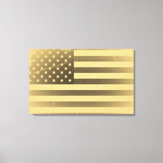 Amerikaanse vlag Canvas Afdruk (Voorkant)