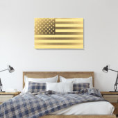 Amerikaanse vlag Canvas Afdruk (Insitu (Slaapkamer))