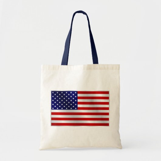 Amerikaanse vlag Canvas tas (Voorkant)