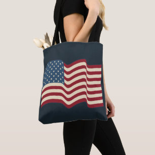 Amerikaanse vlag Canvas tas Gift