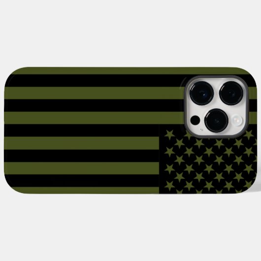 Amerikaanse vlag Case-Mate iPhone case (Achterkant (horizontaal))