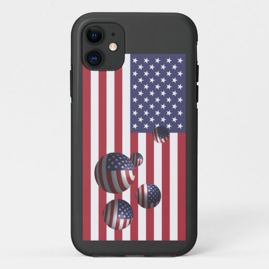 amerikaanse vlag Case-Mate iPhone case (Achterkant)