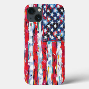 Amerikaanse vlag iPhone 13 hoesje