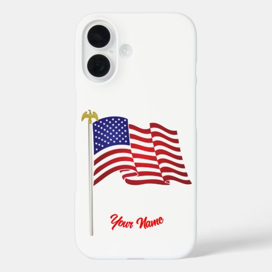 Amerikaanse vlag Case-Mate iPhone case (Achterkant)