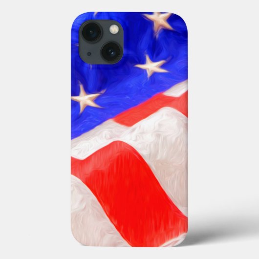 Amerikaanse vlag Case-Mate iPhone case (Achterkant)