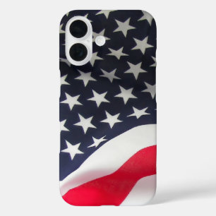 Amerikaanse vlag iPhone 16 hoesje