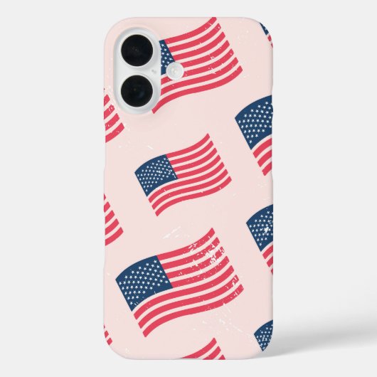  Amerikaanse vlag Case-Mate iPhone Case (Achterkant)