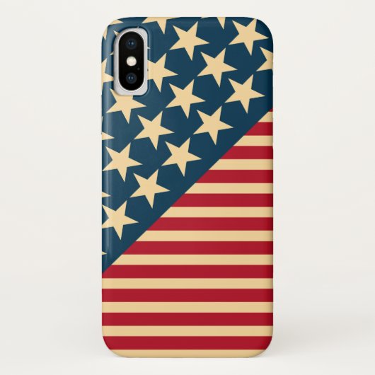 Amerikaanse vlag Case-Mate iPhone Case (Achterkant)