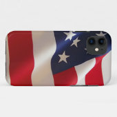 Amerikaanse vlag Case-Mate iPhone case (Achterkant (horizontaal))
