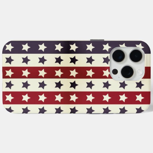 Amerikaanse vlag Case-Mate iPhone case (Achterkant (horizontaal))