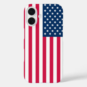 Amerikaanse vlag iPhone 16 hoesje
