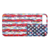 Amerikaanse vlag Case-Mate iPhone case (Achterkant (Horizontaal))