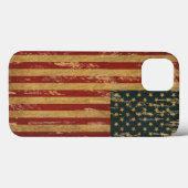  Amerikaanse vlag Case-Mate iPhone Case (Achterkant (horizontaal))
