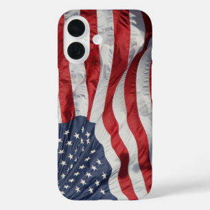 amerikaanse vlag iPhone 16 hoesje
