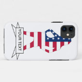 Amerikaanse vlag Case-Mate iPhone case (Achterkant (horizontaal))