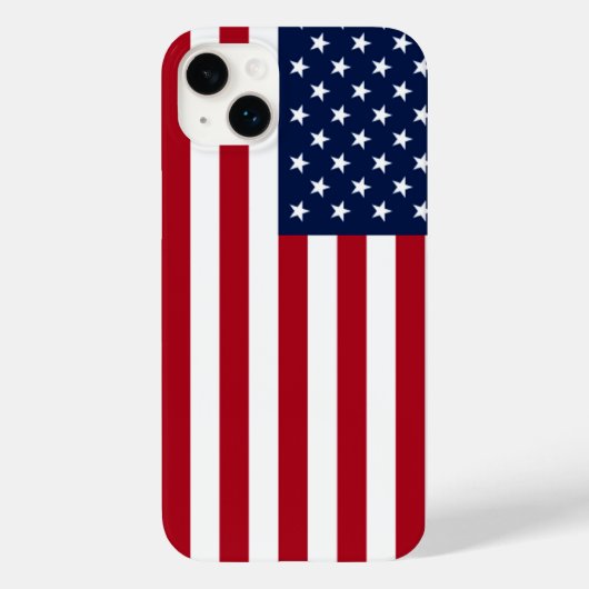 Amerikaanse vlag Case-Mate iPhone case (Achterkant)