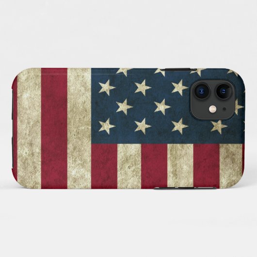 Amerikaanse vlag Case-Mate iPhone case (Achterkant (horizontaal))